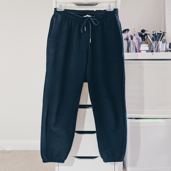 OAK + FORT Pants - OAK + FORT BLACK JOGGERS